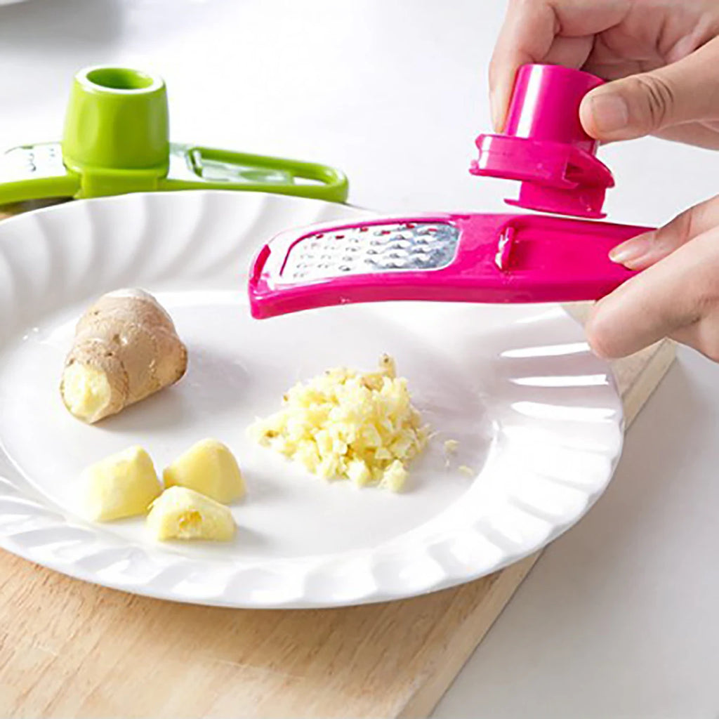Rallador Manual de Ajo y Jengibre - Utensilio de Cocina Multifuncional