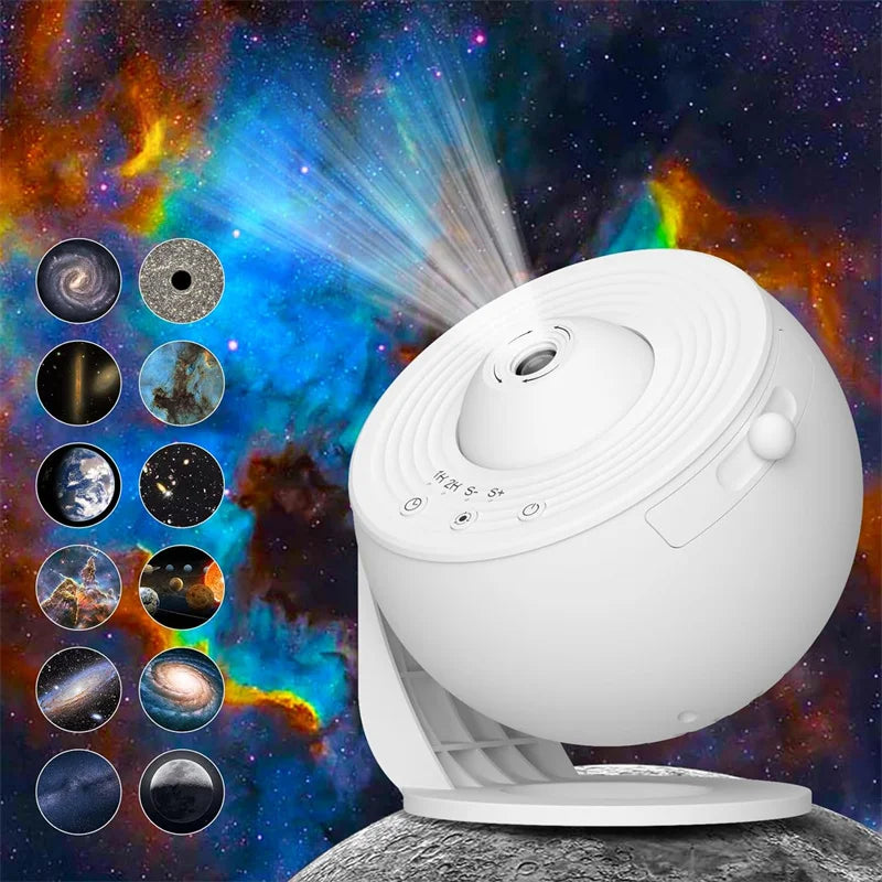 Galaxy Projector, 13 in 1 HD Planetarium Star Projector for Bedroom, 360 Rotating Galaxy Light for Kids,Ceiling,Gifts,Decoration