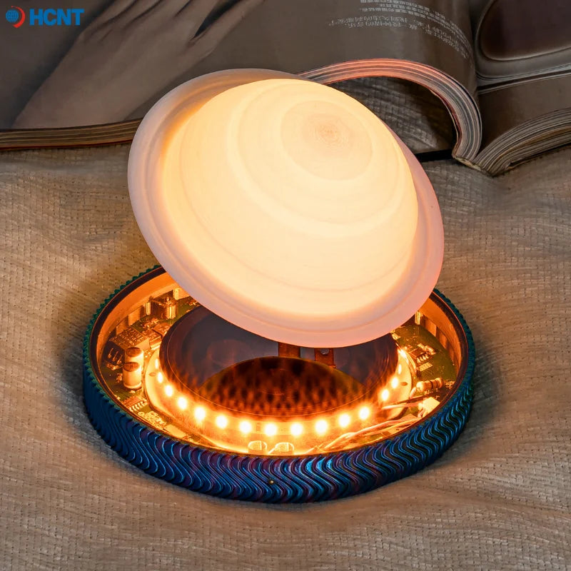 3D Levitating Saturn Lamp Floating Planet Lamp Magnetic Levitation Desk Light with Luminous Base Unique Home Decor For Office Gi