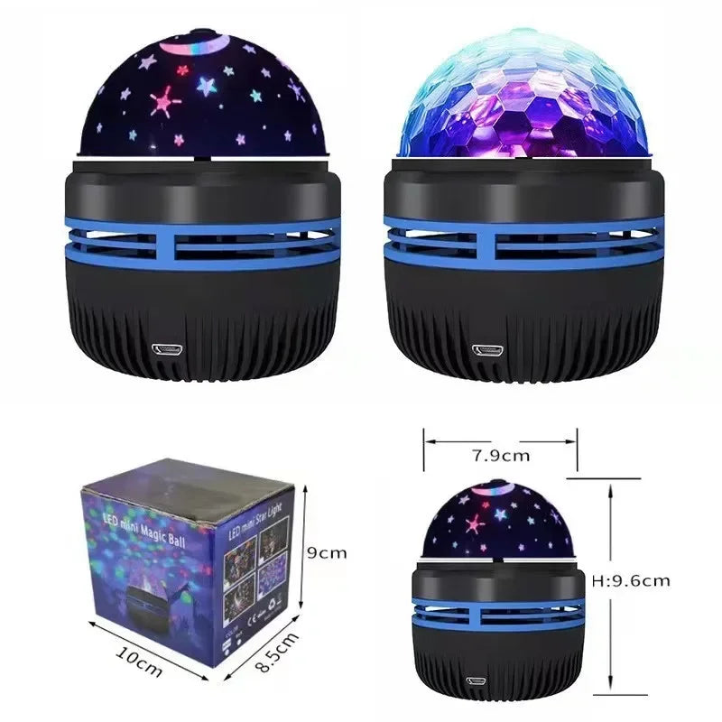 5V Star Galaxy Projector Night Light Sky Colorful Display for Christmas Decorations Gaming Room USB Ambiance for Bedrooms Party