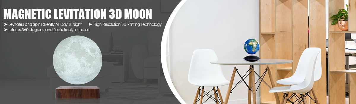 3D Levitating Saturn Lamp Floating Planet Lamp Magnetic Levitation Desk Light with Luminous Base Unique Home Decor For Office Gi